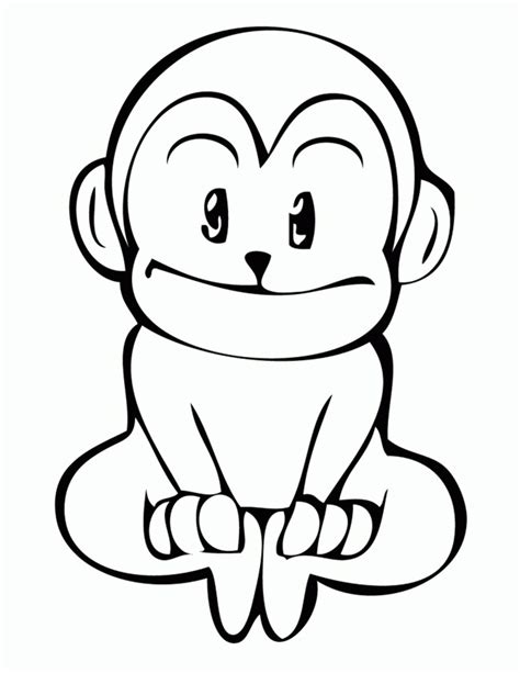 Monkey Template Clipart Best