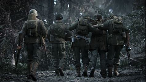 Fond Décran Call Of Duty World War Ii Soldat Jeux Vidéo Forêt