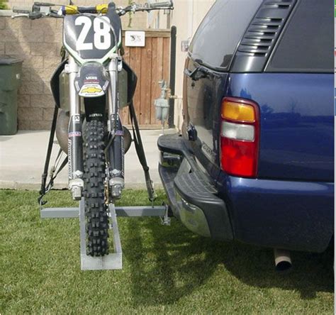 450 Lb Aluminum Dirt Bike Motorcycle Tow Hitch Carrier Rack