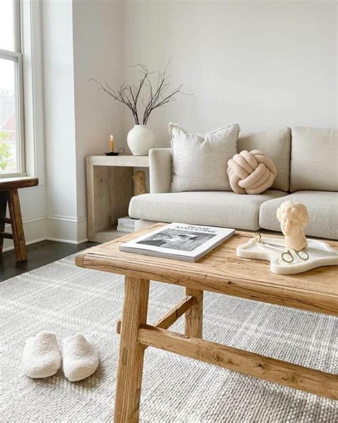 Cozy And Neutral Organic Living Room Soul And Lane