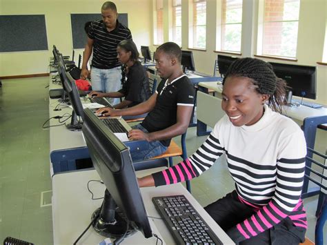 Internet for just $5 per month?! Students in computer lab | Africa University | Flickr