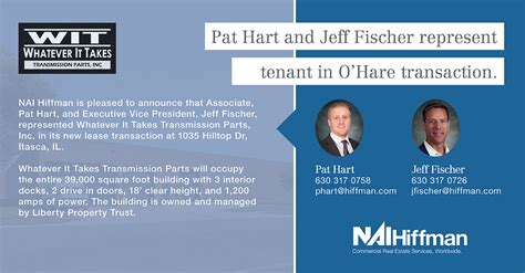 Pat Hart And Jeff Fischer Represent Tenant In Ohare