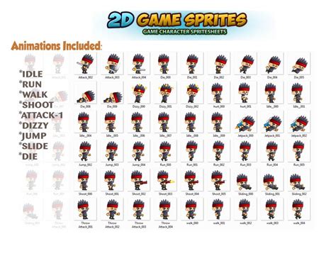 Pirate 2d Game Character Sprites By Dionartworks Codester
