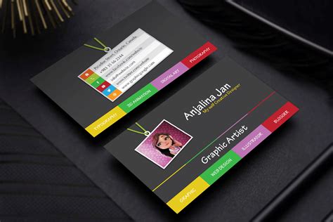 Graphic Artist Business Card Template Design