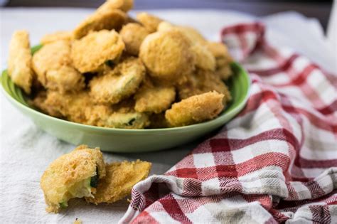 1/2 c flour 1/2 c beer 1/4 tsp salt 1 lb zucchini spears olive oil for deep frying. Beer Battered Zucchini and Yellow Squash - Chattavore