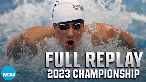 2023 Ncaa Diii Swimming And Diving Championship Day Three Full Replay