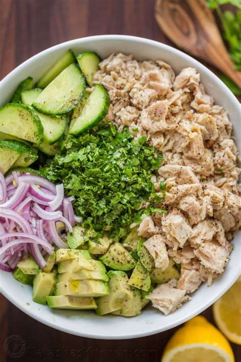 avocado tuna salad recipe video