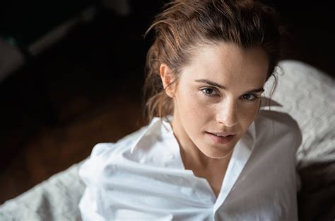 Emma Watson Actress White Shirt Celebrity Hd Wallpaper Pxfuel