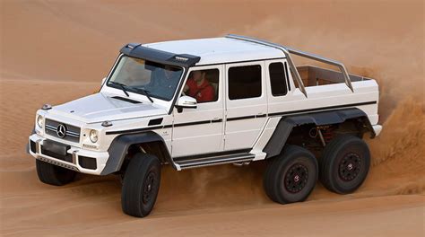Mercedes g 63 amg is 6x6 is yours for £370,000. Mercedes G63 AMG 6X6 | mega engineering Vehicle
