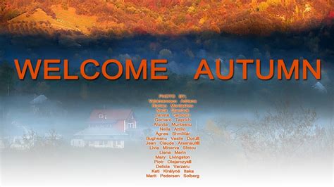 Welcome Autumn Youtube