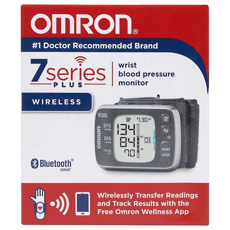Omron® 7 Series™ Plus Wireless Wrist Blood Pressure Monitor With