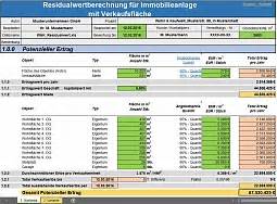 Hier ist der optimale excel einsatzplan für ihren bedarf! Residualwertberechnung für Immobilien- Anlage in Excel