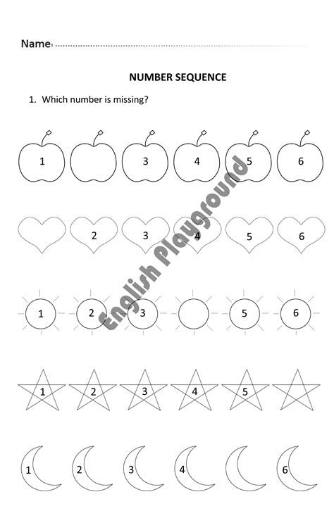 It enables children to explore and enhance their knowledge in a fun and creative way. First Number Sequence for Nursery and Reception Students ...