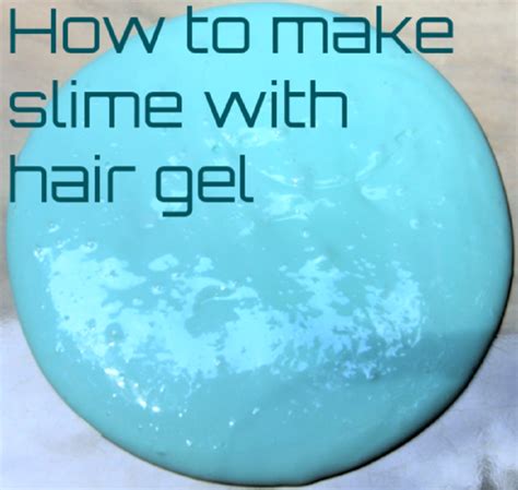 Hair Gel Slime New Slime Hand Lotion And Hair Gel No Borax How To