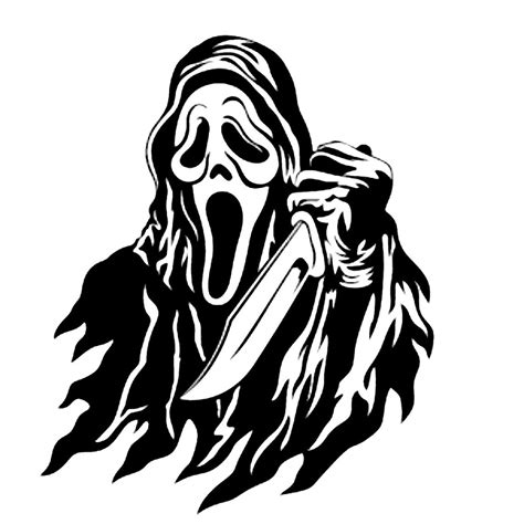 Ghost Face SVG Scream Halloween | Etsy