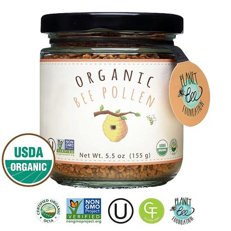 GREENBOW Organic Bee Pollen - 100% USDA Certified Organic, Pure