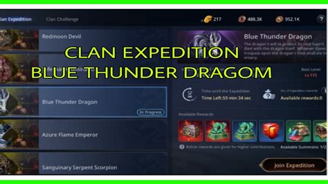 Clan Expedition Blue Thunder Dragon Mir4 Youtube