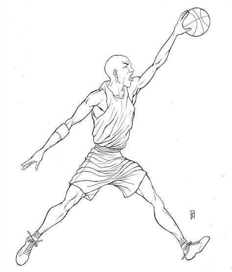 Coloring Pages For Michael Jordan Coloring Home