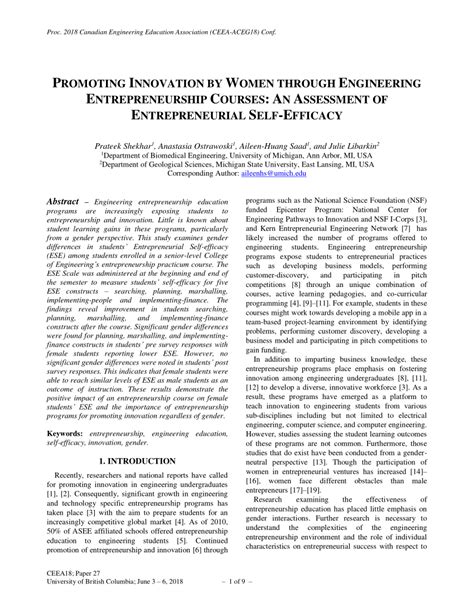 You just need an idea that will benefit by the use of ai and ml. (PDF) Promoting Innovation by Women through Engineering ...