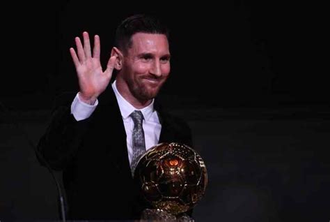Ballon Dor 2019 Messi Wins Award For Record Sixth Time Goalball