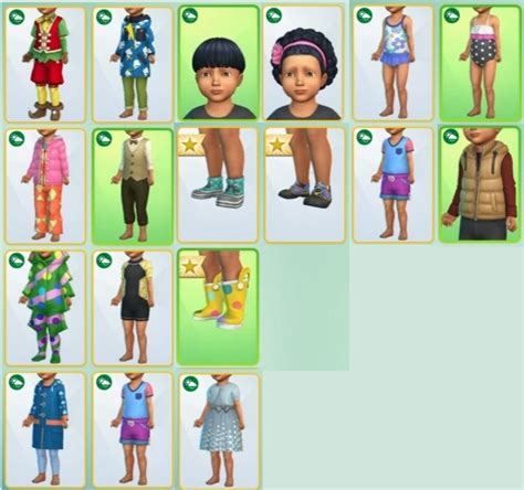 The Sims 4 Seasons Thumbnail Previews Of New Cas Items