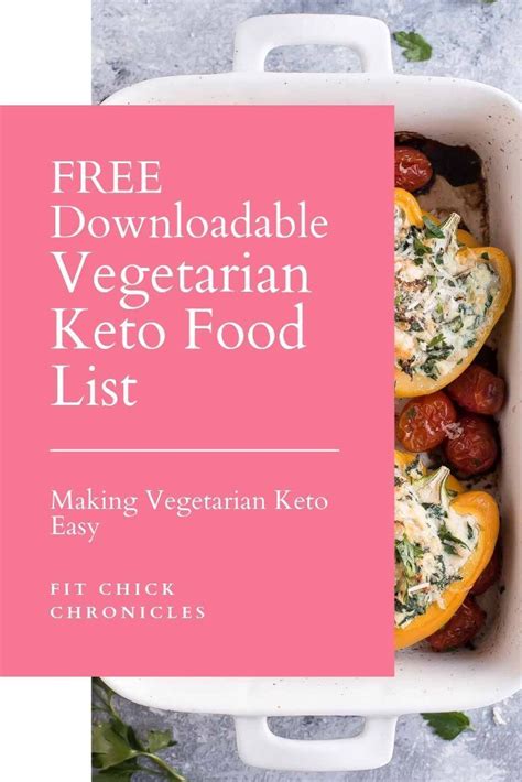 This keto foods list pdf, divided by each grocery section, is all you need to find keto food in your local grocery store. Vegetarian Keto Food List | Keto food list, Vegetarian ...