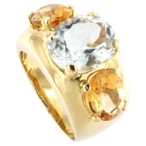 H Stern Topaz Citrine Rio Grande Yellow Gold Ring At Stdibs Rio