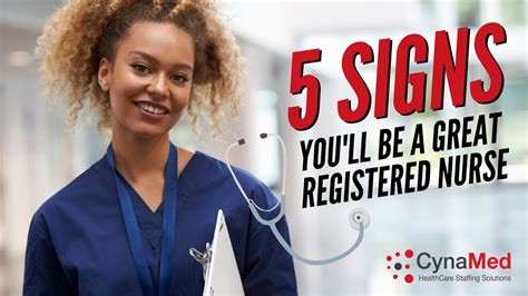 5 Signs Youll Be A Great Registered Nurse Cynamed Youtube