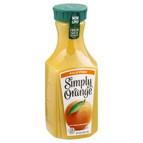 Simply Orange Pulp Free Juice Hy Vee Aisles Online Grocery Shopping