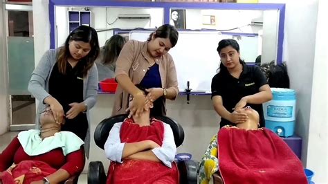 Facial Stroke Massage By Professional Beauty Artist Anup Rasaily At Neeldavid S Academy