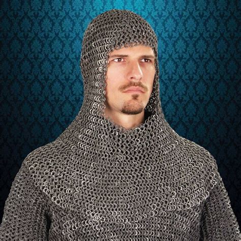 We did not find results for: Riveted Dark Aluminum Chain Mail Armor Coif ...