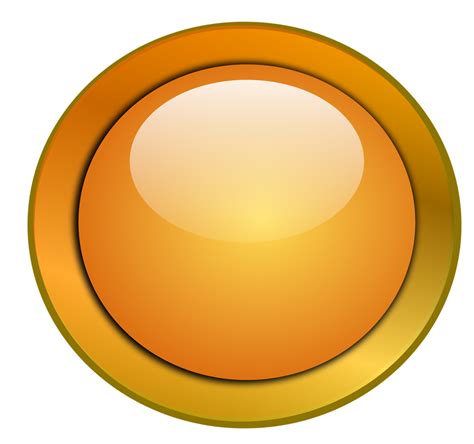Button | Free Stock Photo | Illustration of a blank glossy round button png image