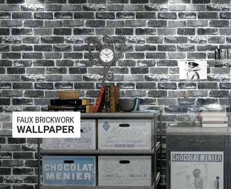 But, video calls from a home office, your living room or, worse, your. Realistic Faux Bricks Wallpaper Industrial Style Exposed Brickwork PVC Printed Wallpaper For ...