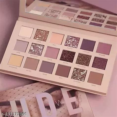 Nude Edition Eyeshadow Color Palette Shimmer And Matte Shades For Eye Makeup