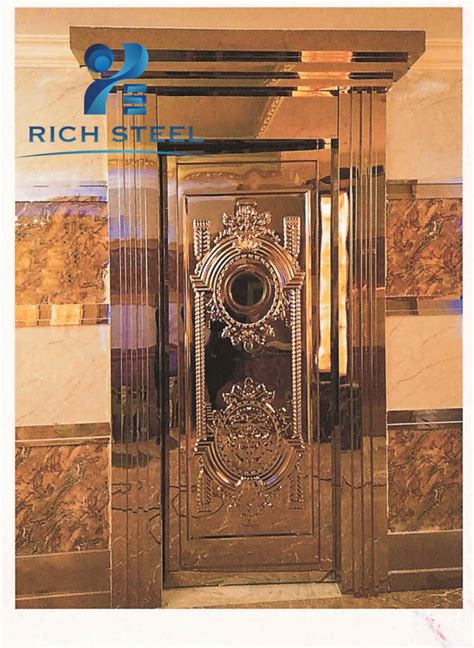 304 Stainless steel main entrance gate front door designs – Rich-Steel