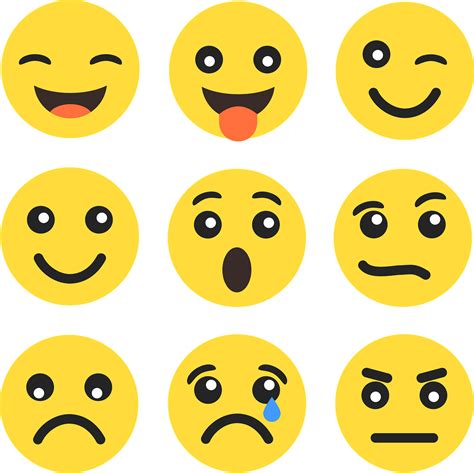 Emoji Smiley Emoticon Blank Expression Feeling Face P