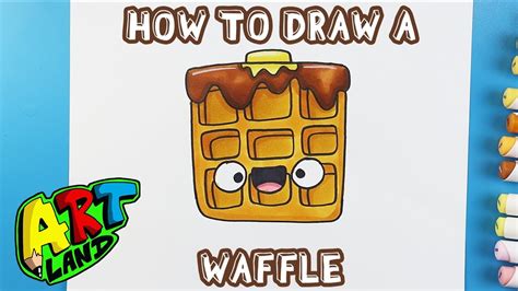 How To Draw A Waffle Youtube