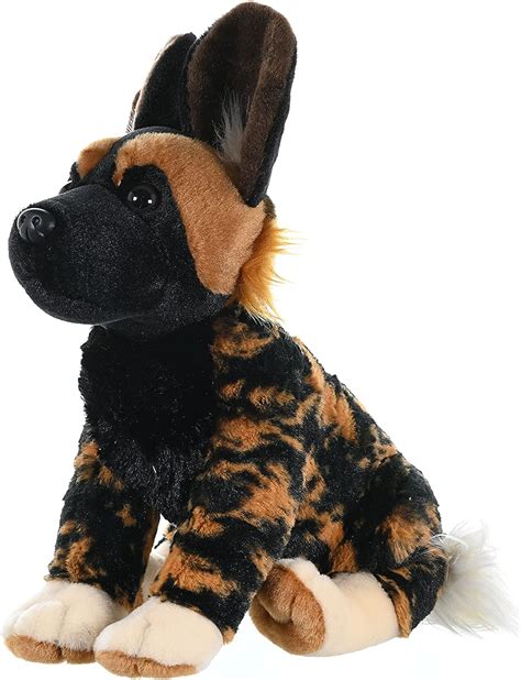 Wild Republic African Wild Dog Plush Soft Toy Cuddlekins Cuddly Toys