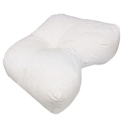 Available in three sizes, this pillow can accommodate neck circumferences from 12 inches to 20 inches. U-Sleep® Side and Back Sleeper Pillow - Bed Bath & Beyond