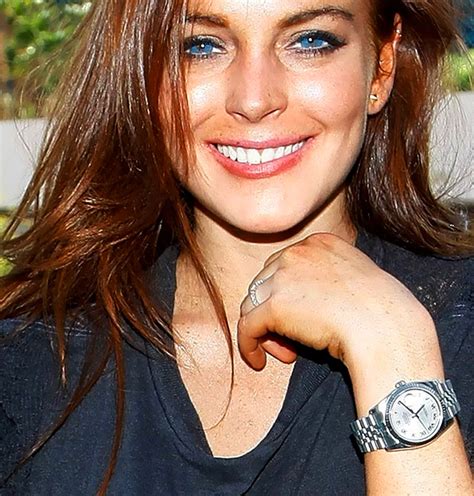 Welcome To Rolex Hotness Lindsay Lohan Stainless