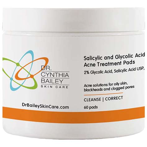 Acne Treatment Pads For Oily Skin Dr Cynthia Bailey Skin Care