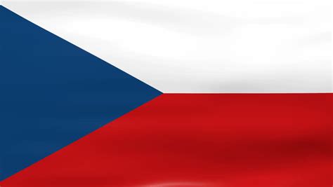 Czech republic round flag icon. Waving Czech Republic Flag, Ready Stock Footage Video (100 ...