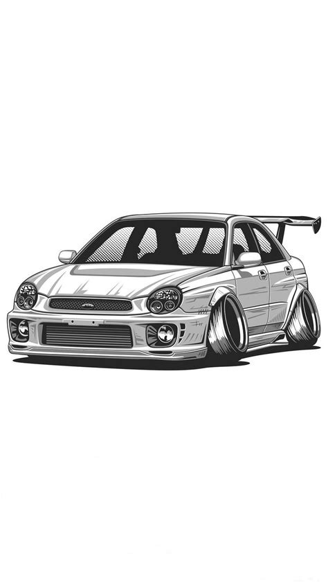 Subaru Impreza Subaru Art Cars Car Drawings