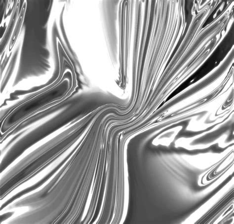 Silver Chrome Metal Texture