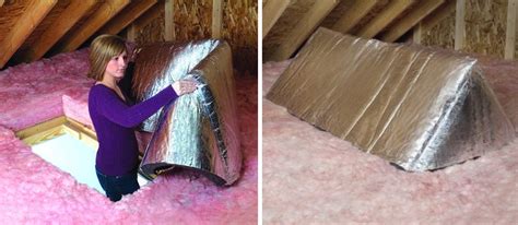 Diy Attic Ladder Insulation Diy Attic Stair Insulation Cover Novocom Top So We Cleared Out