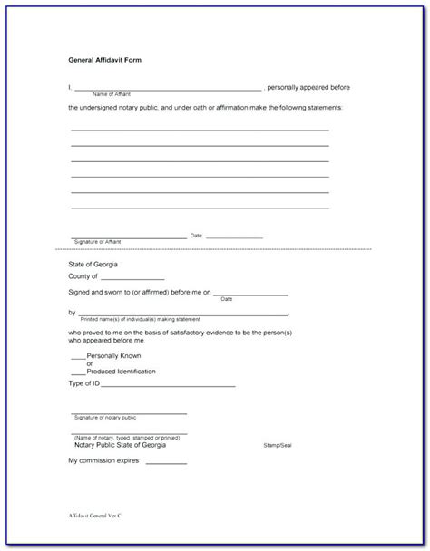 Free Sworn Affidavit Template South Africa Template Resume Examples