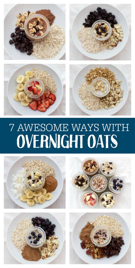 We've experimented a lot with different oatmeal recipes over the last couple of years. 7 Ways with Overnight Oats • One Lovely Life