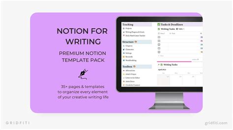 The Best Notion Templates For Writers Story Planning Novels More