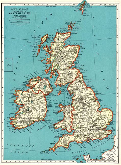 Map Of British isles and Ireland | secretmuseum