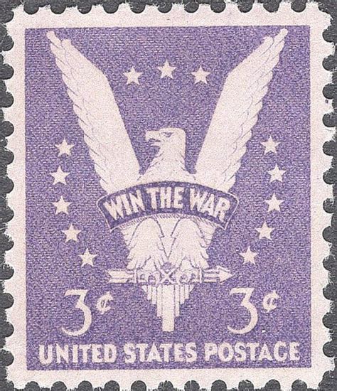 3c Win The War Eagle Stamp Vintage Unused Us Postage Stamp Etsy In
